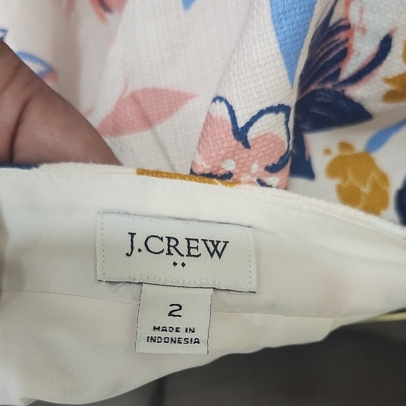 J. Crew Blue and Orange Pencil Skirt for Resort Wear - Picture 6 of 9